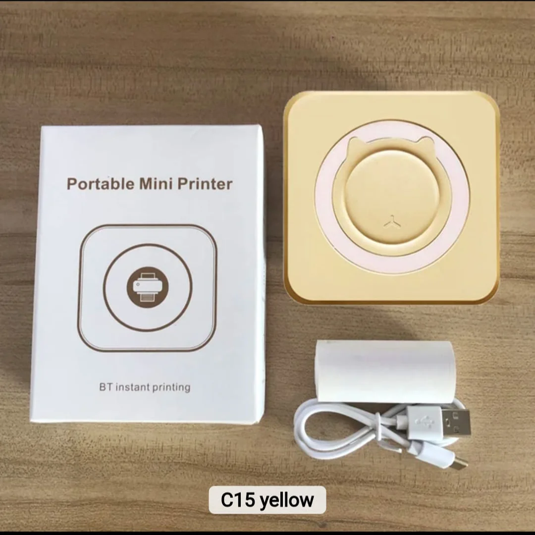 C15 Factory Portable Thermal Printer Mini Print Paper Photo Pocket Thermal Printer 58mm Memo Sticker Printer Machine - Image 10
